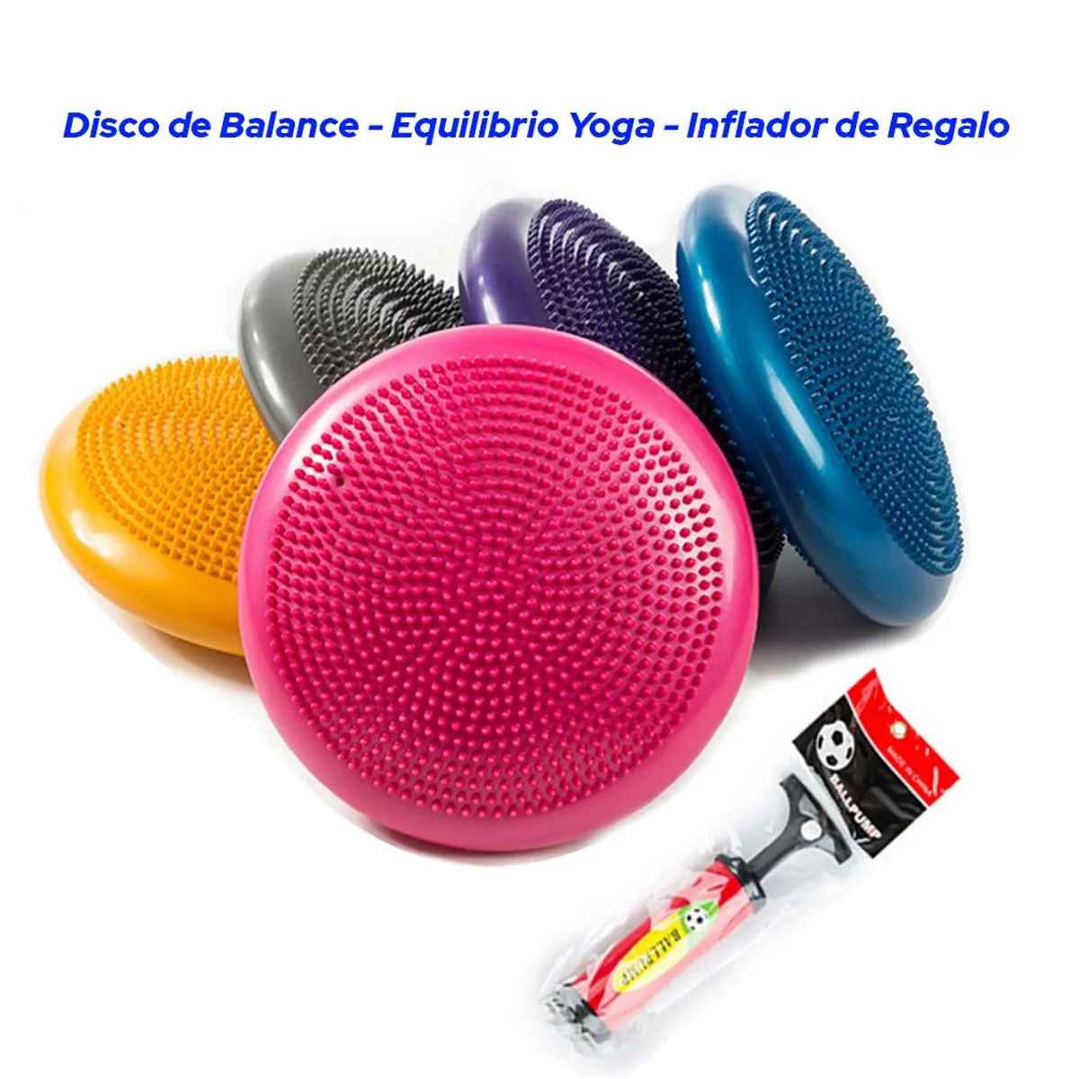 HOLGU - Disco de Balance - Equilibrio Yoga  Inflador importado