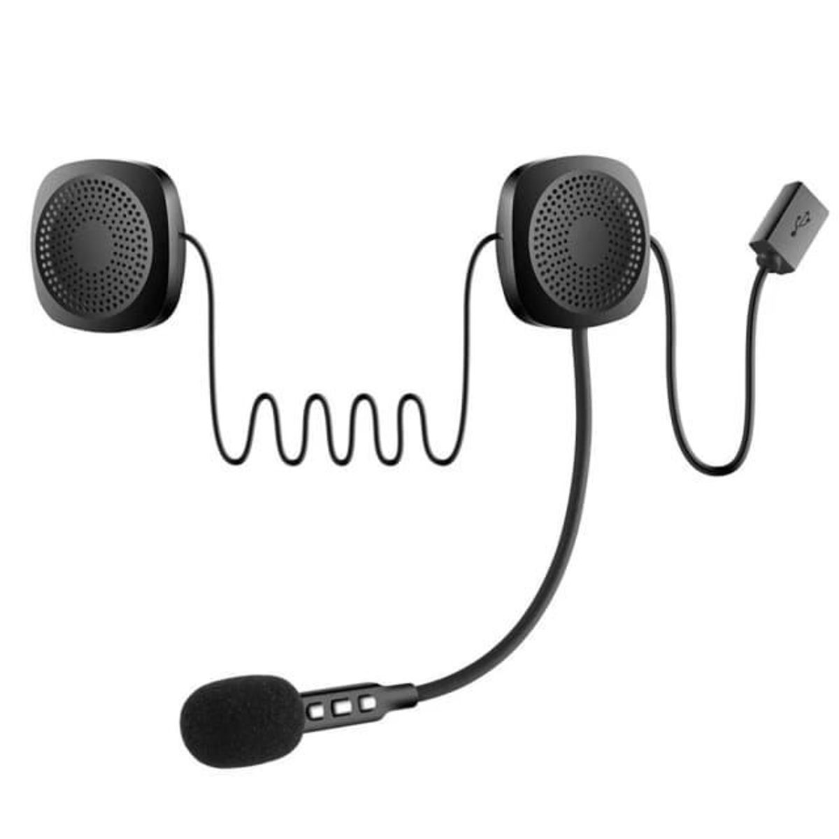 OEM - Auricular Inalambrico Bluetooth para Casco Recargable Manos Libre
