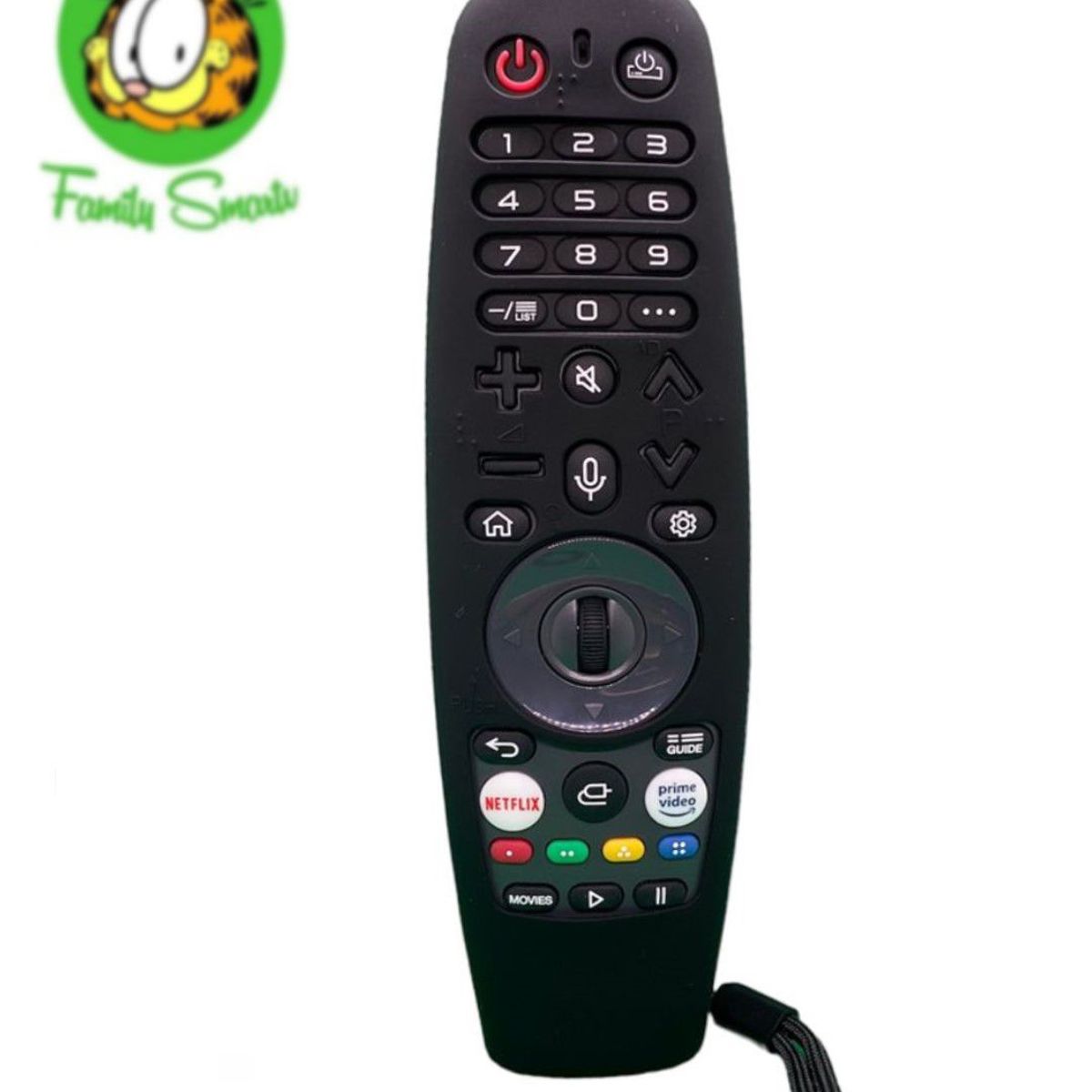 SIKAI - Funda de silicona para Control remoto Nooz smart tv  Negro cerrada