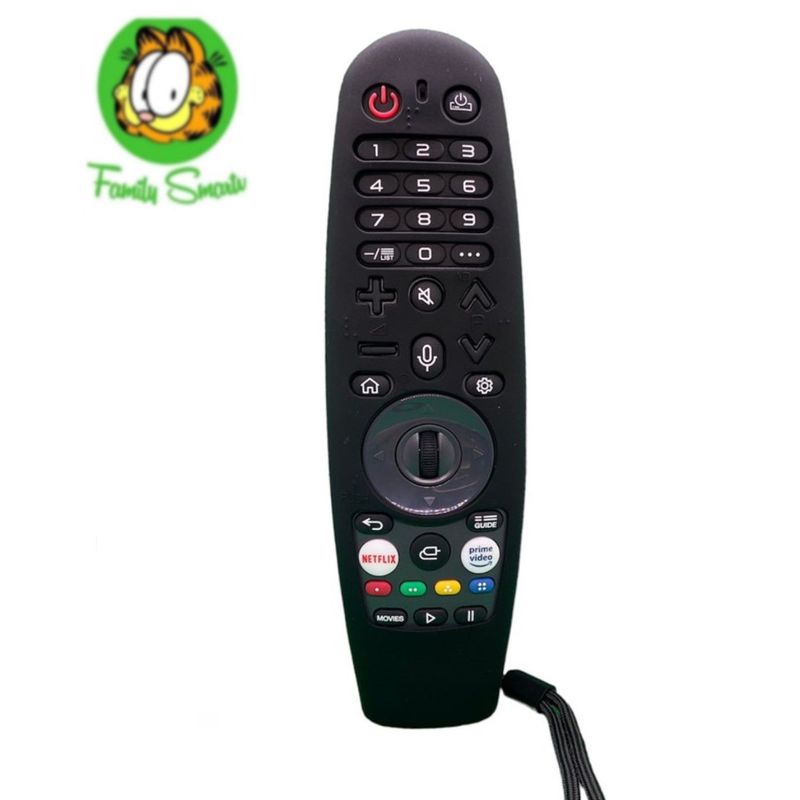 SIKAI - Funda de silicona para Control remoto Nooz smart tv  Negro cerrada