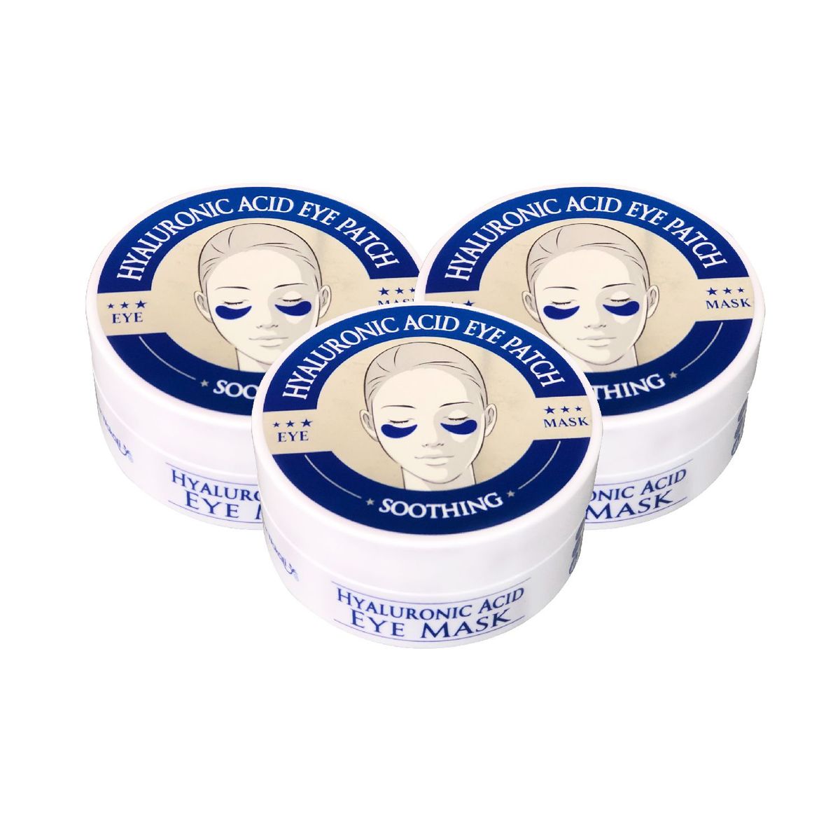 WOKALI - 3 Parches de Ojos de Acido Hyaluronico- Fruit of the wokali