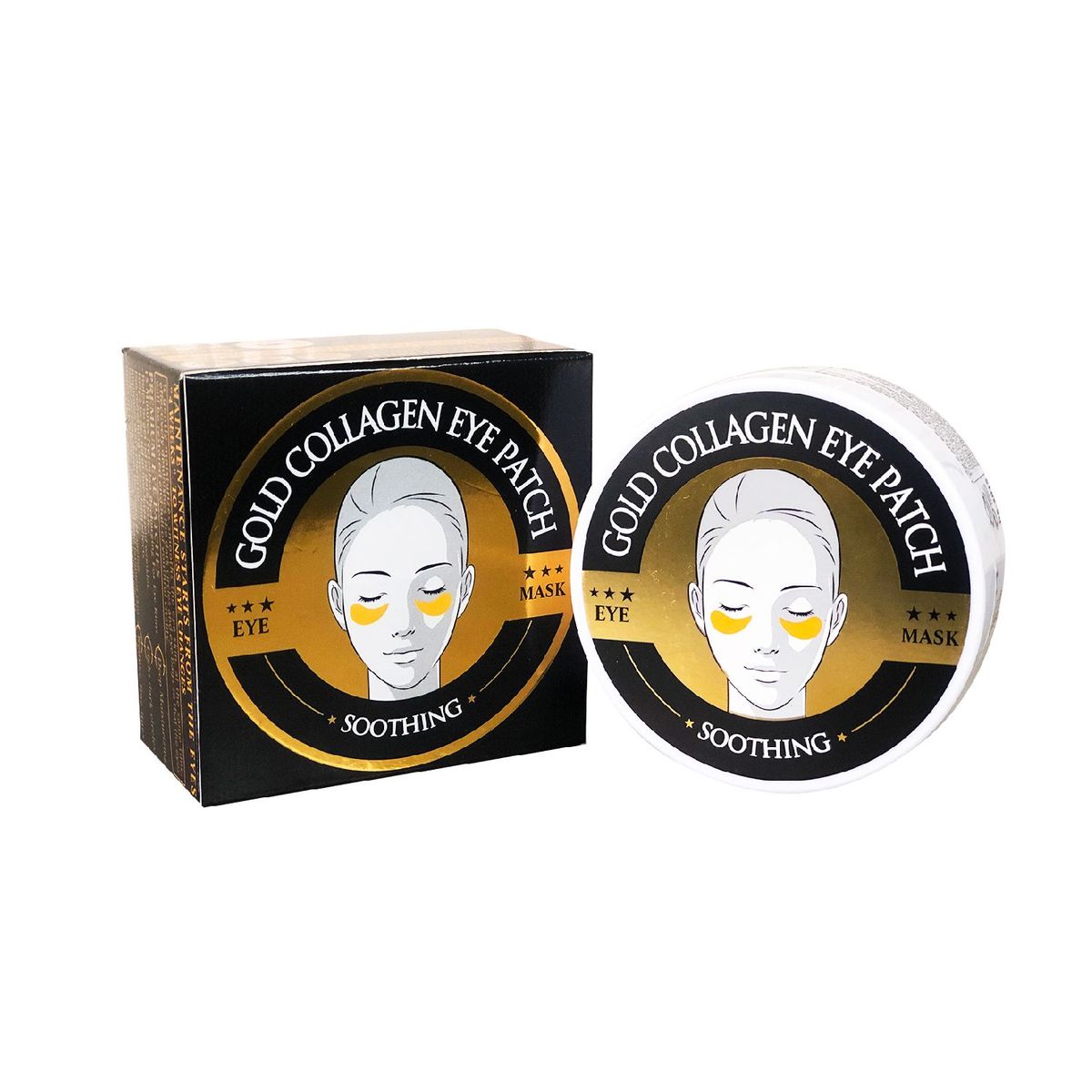 WOKALI - 2 Parche de Ojos de colágeno dorado- Fruit of the wokali