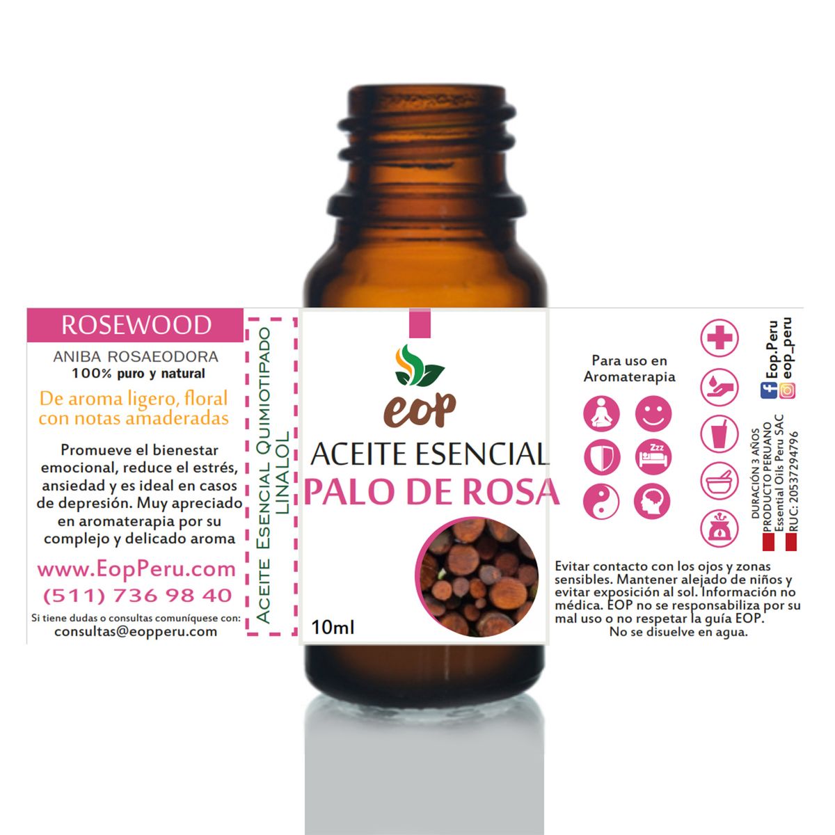 EOP - Aceite Esencial EOP de Palo de rosa 10ml