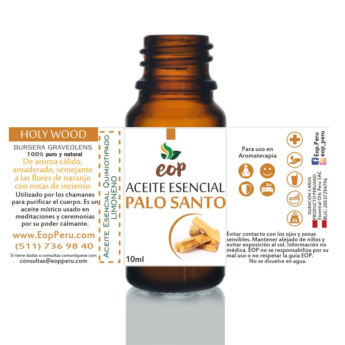 EOP - Aceite Esencial EOP de Palo santo10ml