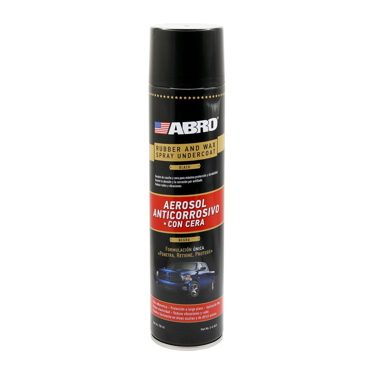 ABRO - ABRO Undercoating Protector de Chasis en Spray U-6 700ml