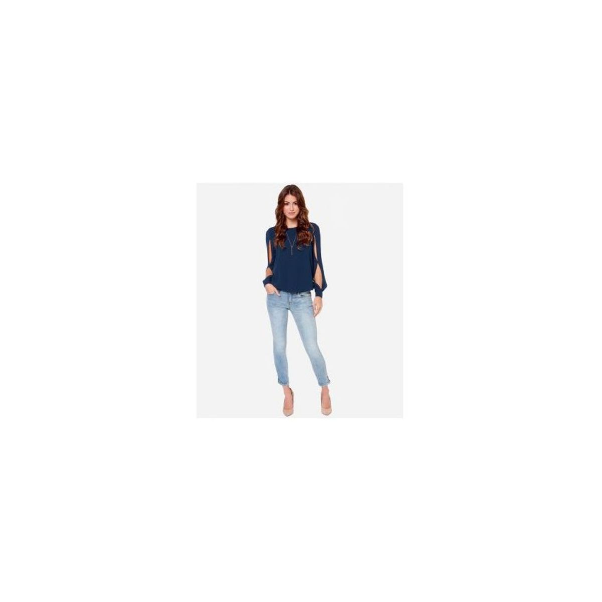 VATYERTY - Blusa manga larga para mujer