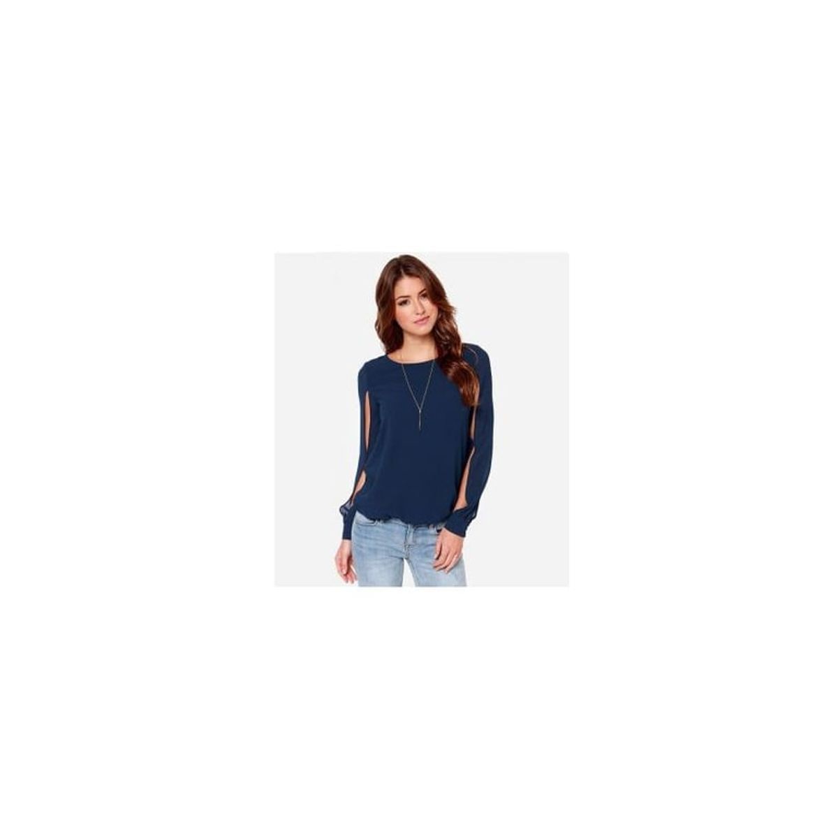 VATYERTY - Blusa manga larga para mujer
