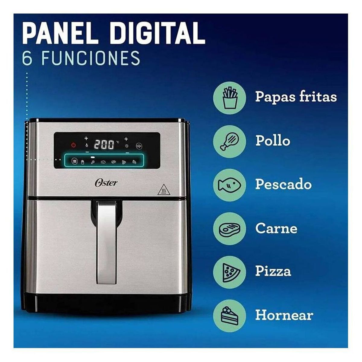 OSTER - Freidora De Aire Digital 9L CKSTAF90D