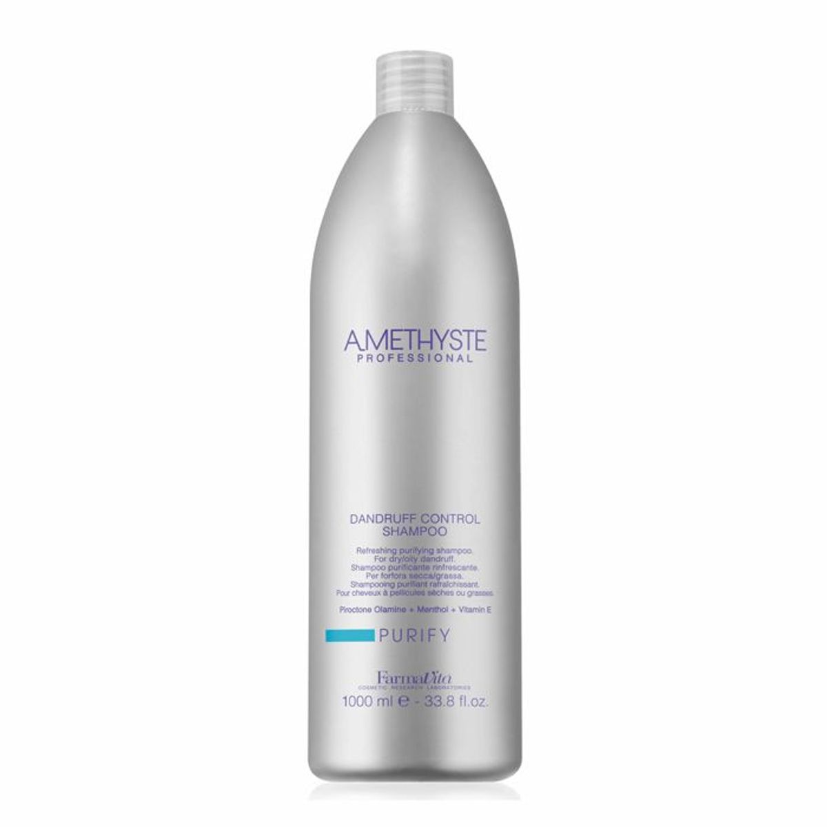 FARMAVITA - Amethyste Shampoo para cabello con caspa y grasa 1000ml