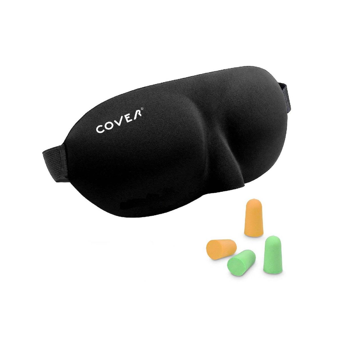 COVER - Antifaz para Dormir con Tapones Auditivos COVER