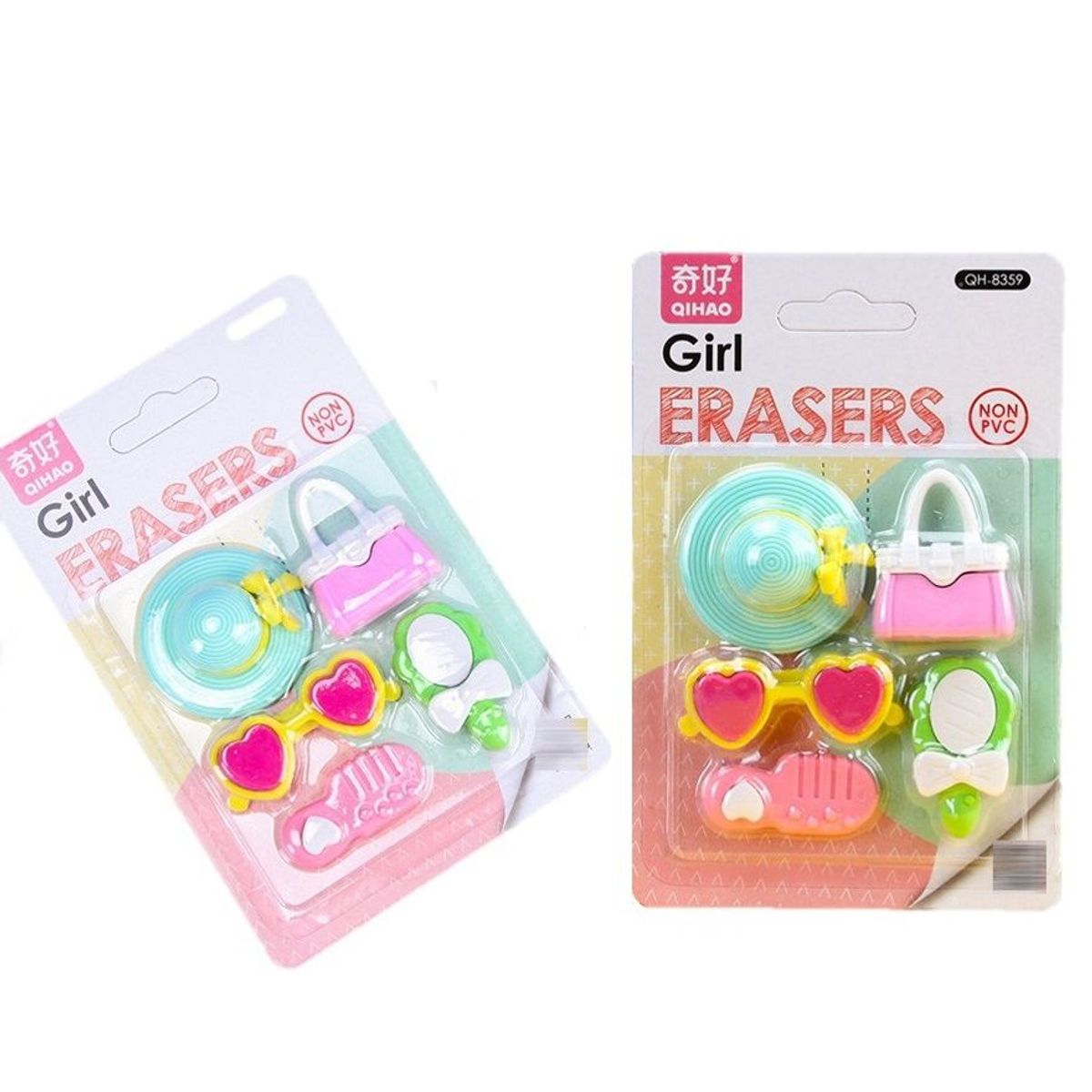 GENERICO - Juego de gomas borrador de papel para niños de dibujo - Playa