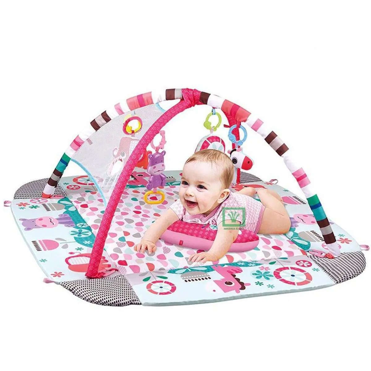 IDEAL - Gimnasio Musical 5 en 1 con Pelotas Rosa