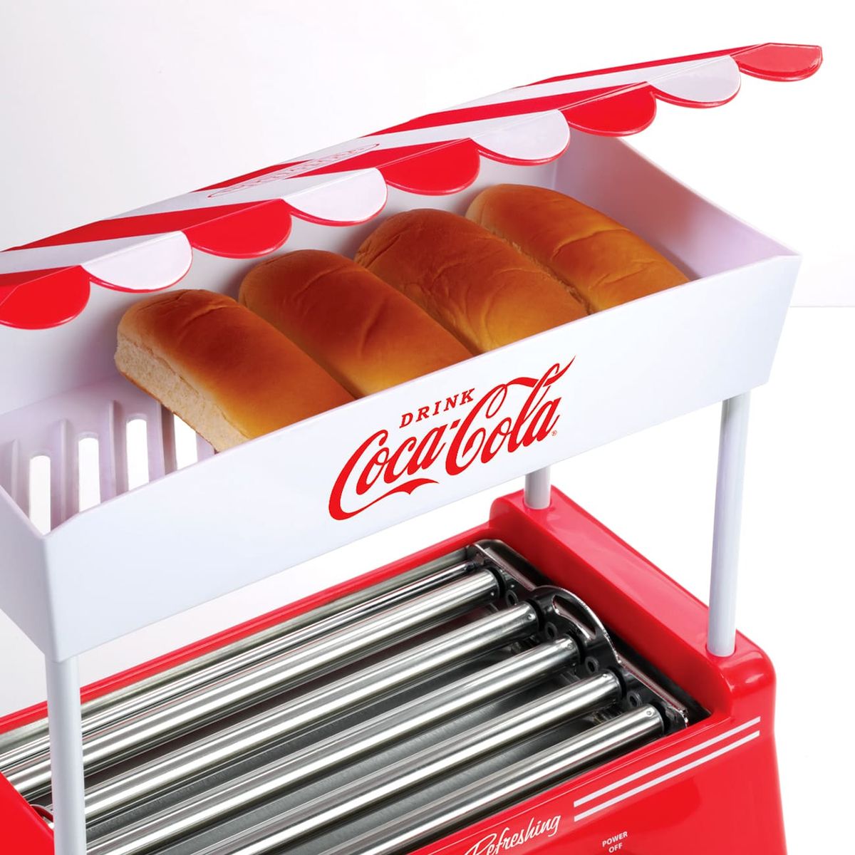 NOSTALGIA - Máquina con Rodillo Freidor Hot-Dog Coca-Cola