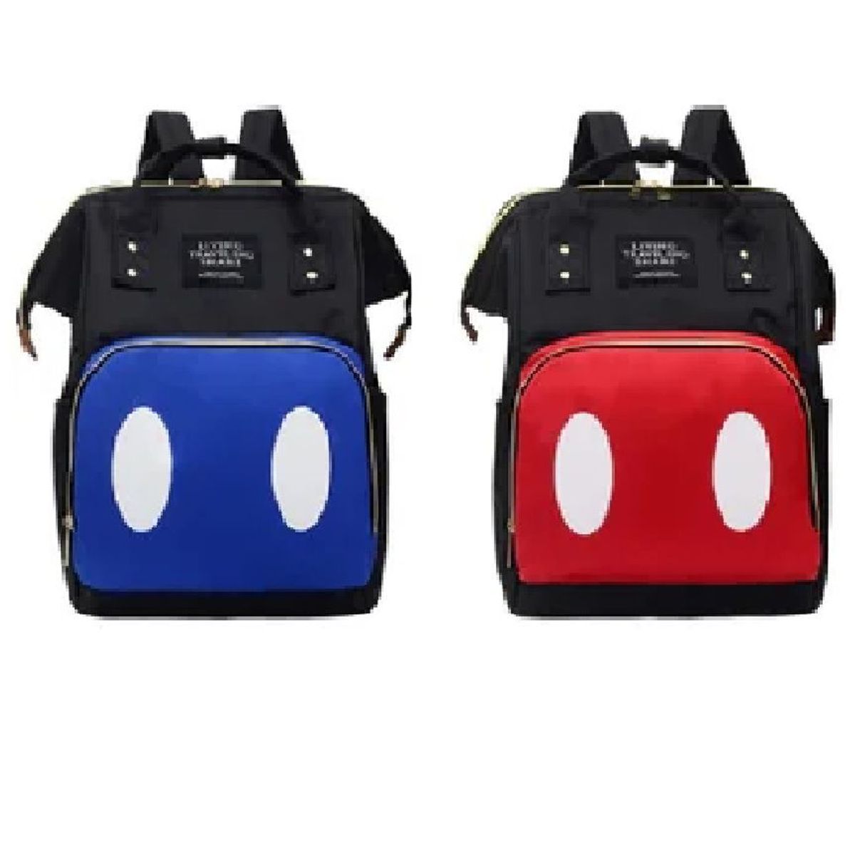 GENERICO - Pañalera Mochila Bolso Multifuncional Termico Mickey Mouse