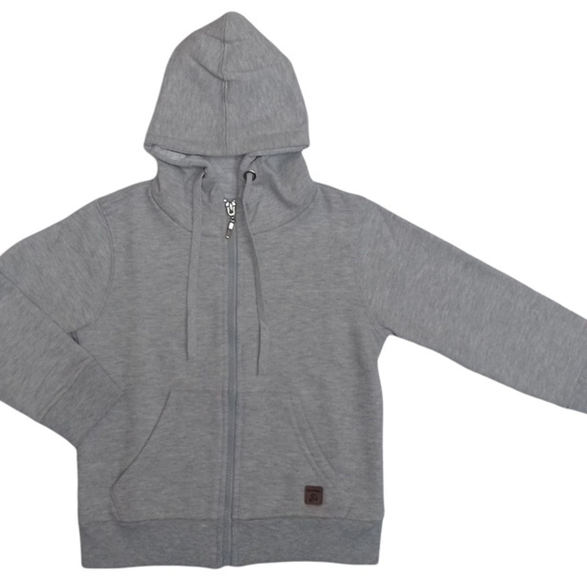 FODAGO - Polera con Capucha para Niño - Franela Gris