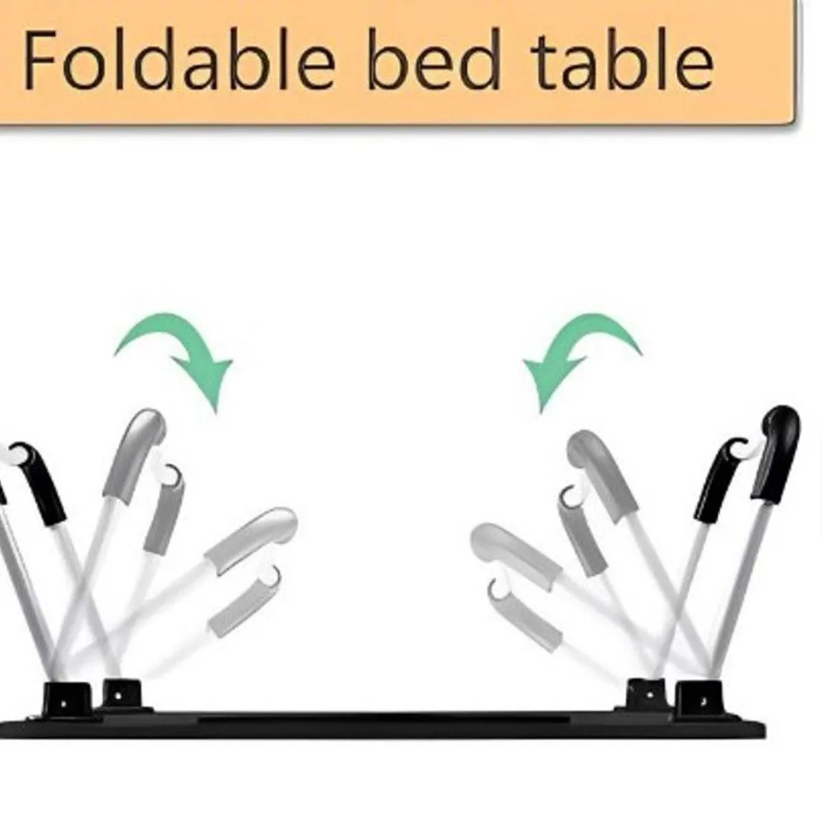 GENERICO - Mesa plegable para laptop con 4 puertos usb  + ventilador BEIGE