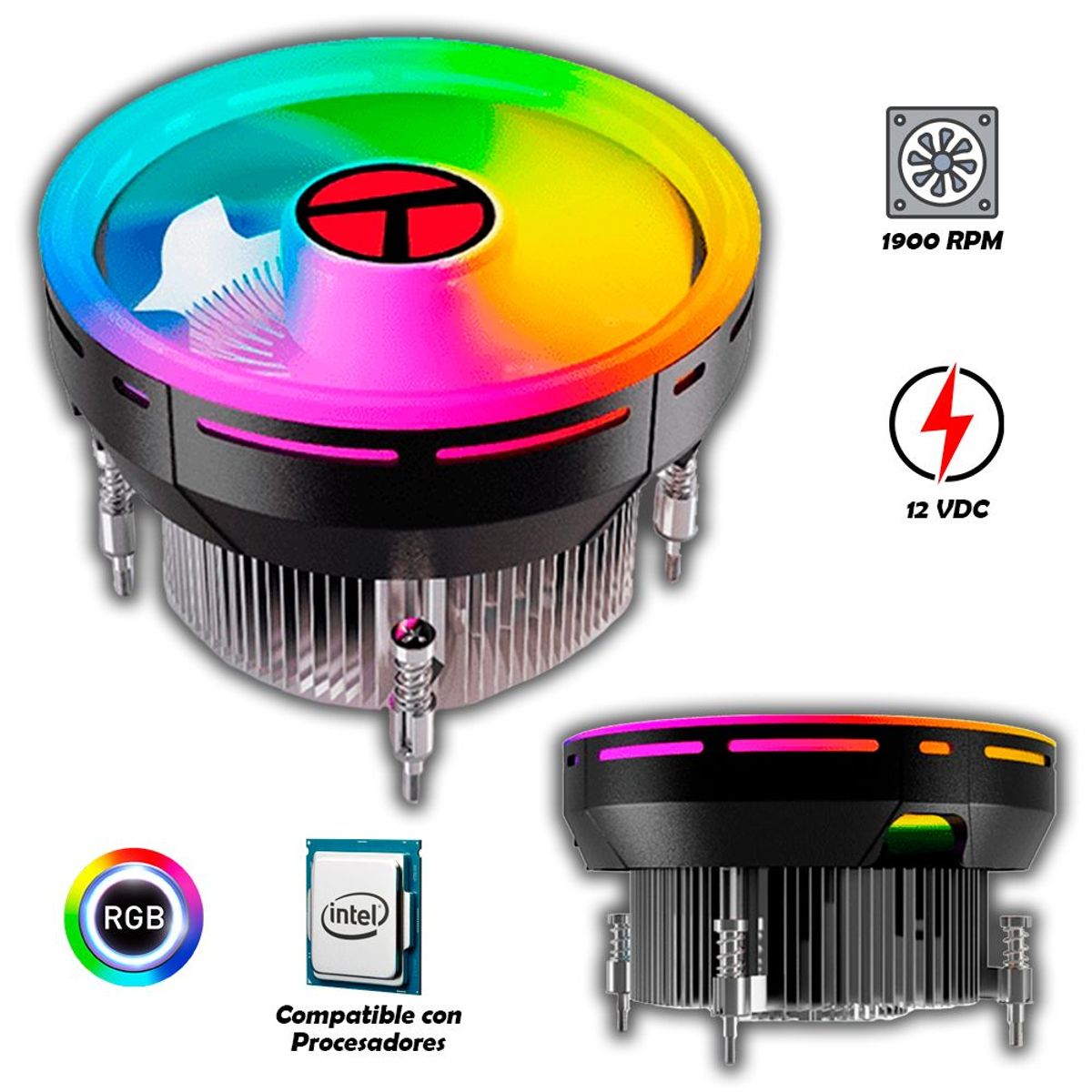Teros - Cooler TE-8161N Compatible Con Intel Socket LGA 115X