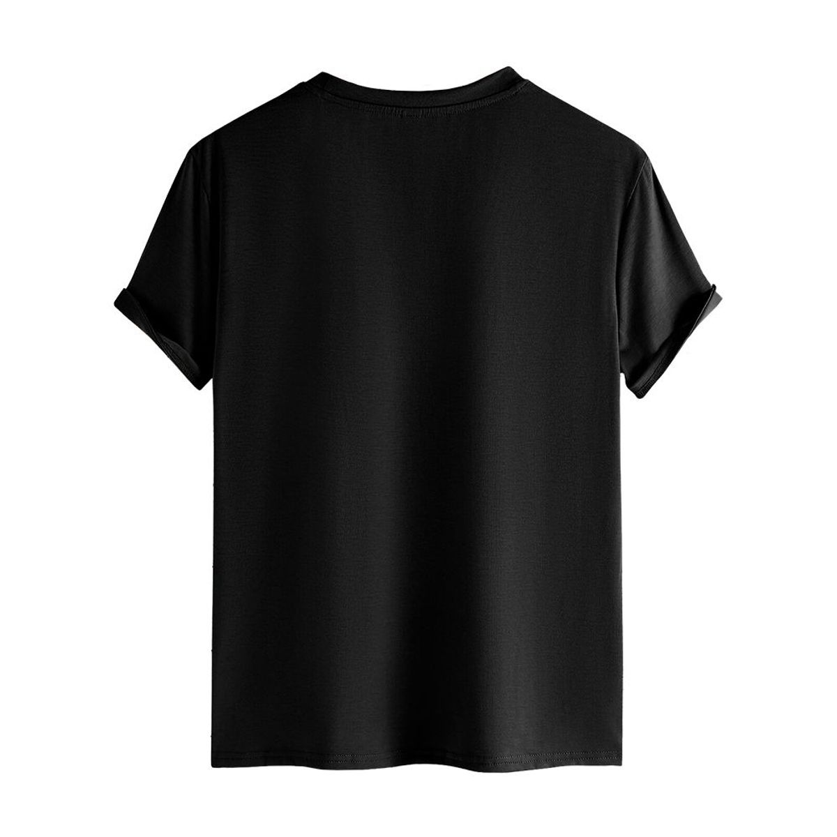 YANSUS - Polo Hombre Yansus Negro Estampado Gato