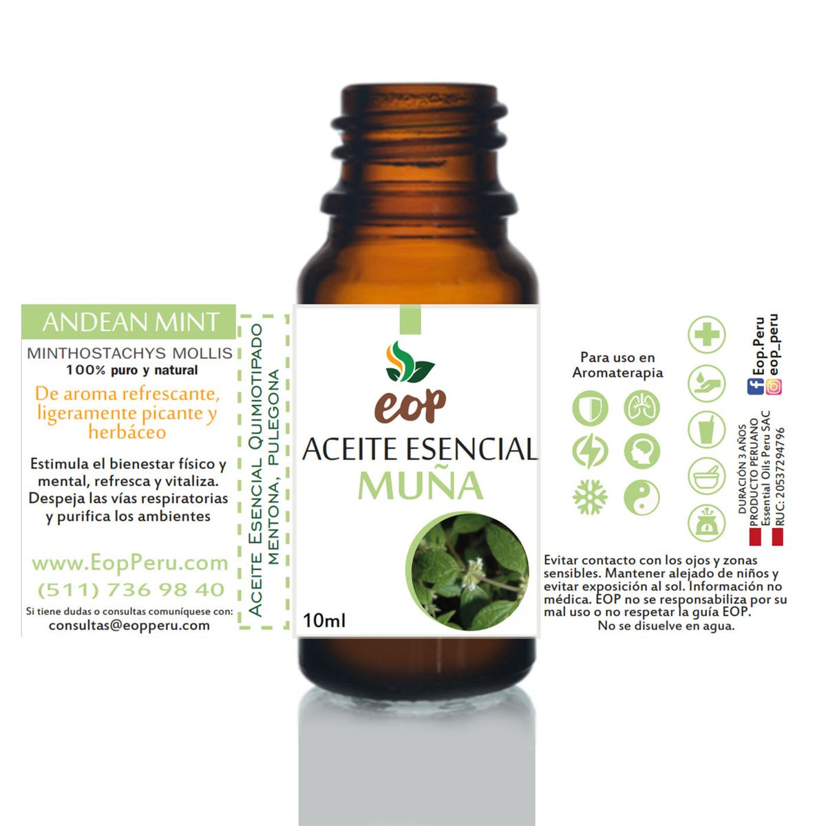 EOP - Aceite Esencial EOP de Muña 10ml