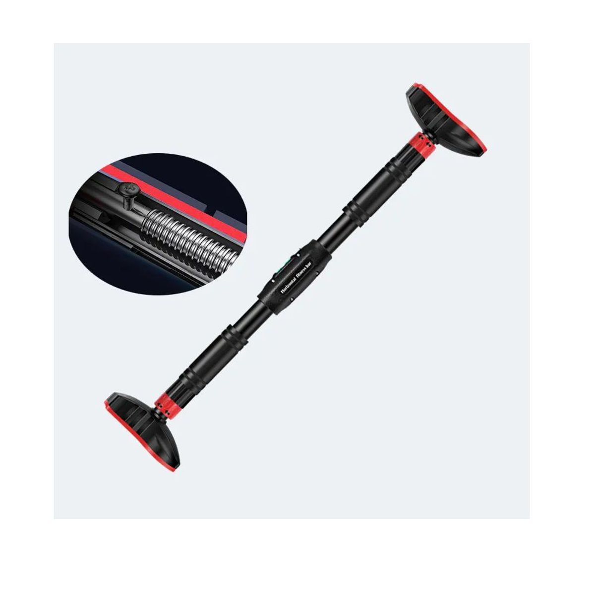 GENERICO - Barra Dominada para Puerta PRO Reforzada Negro 6690cm