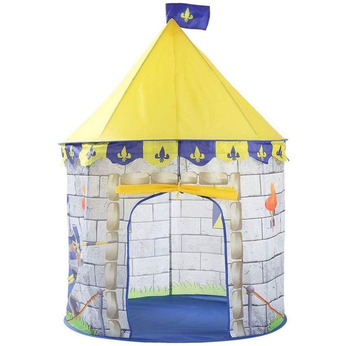 GENERICO - Carpa castillo casita armable para niños y niñas  amarillo