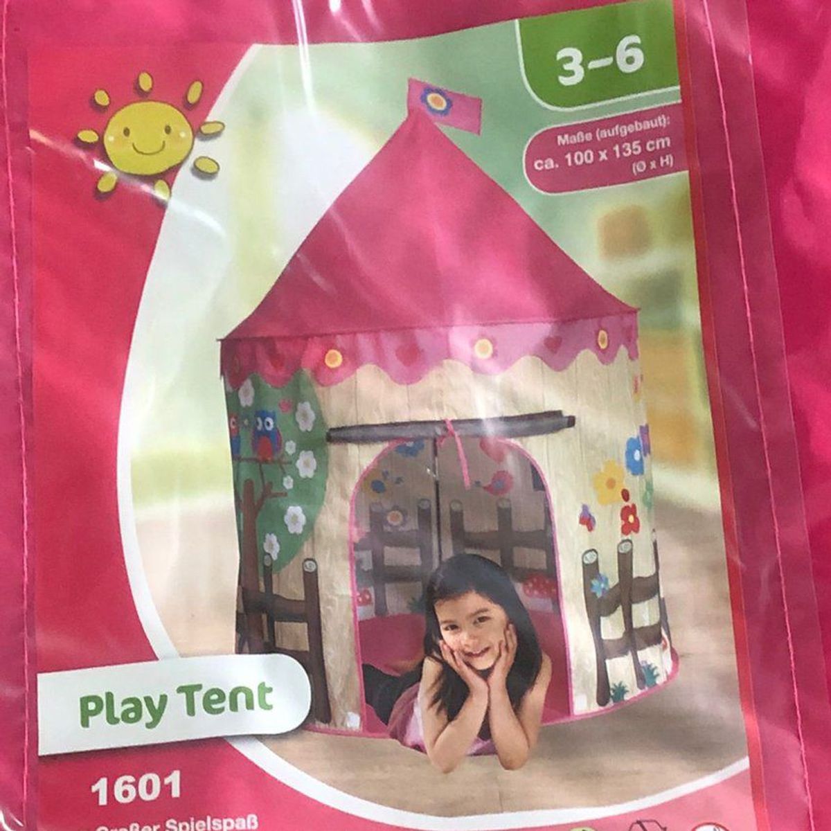 GENERICO - Carpa castillo casita armable para  niñas  rosado