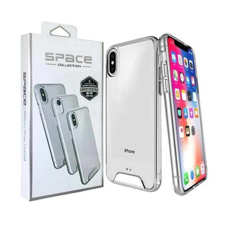 GENERICO - Case Space Funda iPhone XS MAX -Transparente