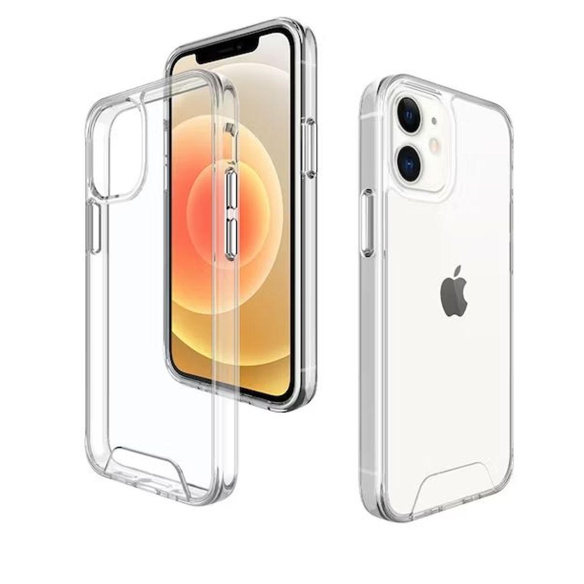 GENERICO - Case Space Funda iPhone 12 -Transparente