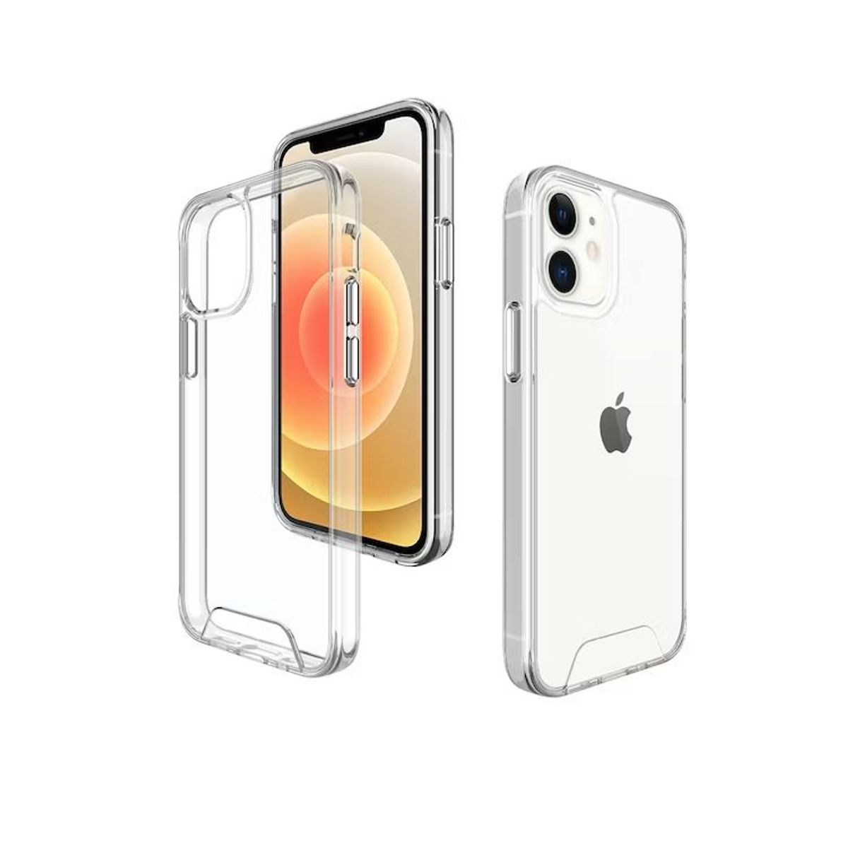 GENERICO - Case Space Funda iPhone 12 -Transparente