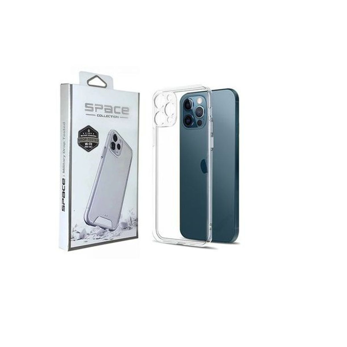 GENERICO - Case Space Funda iPhone 13 PRO MAX -Transparente