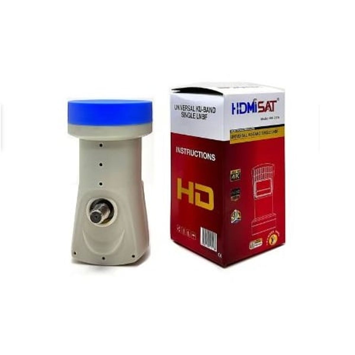 SAT PCS - Lnb 1 Salida Banda KU HDMISAT 0.1 Noise Figure Antena parabolica