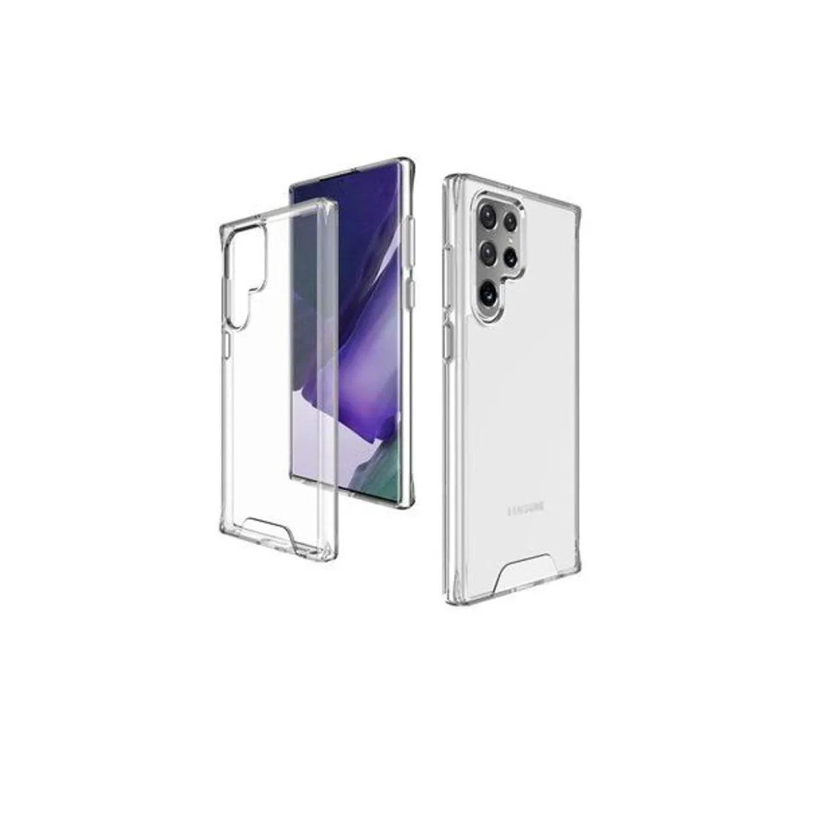 GENERICO - Case Space Funda SAMSUNG 22 ULTRA -Transparente