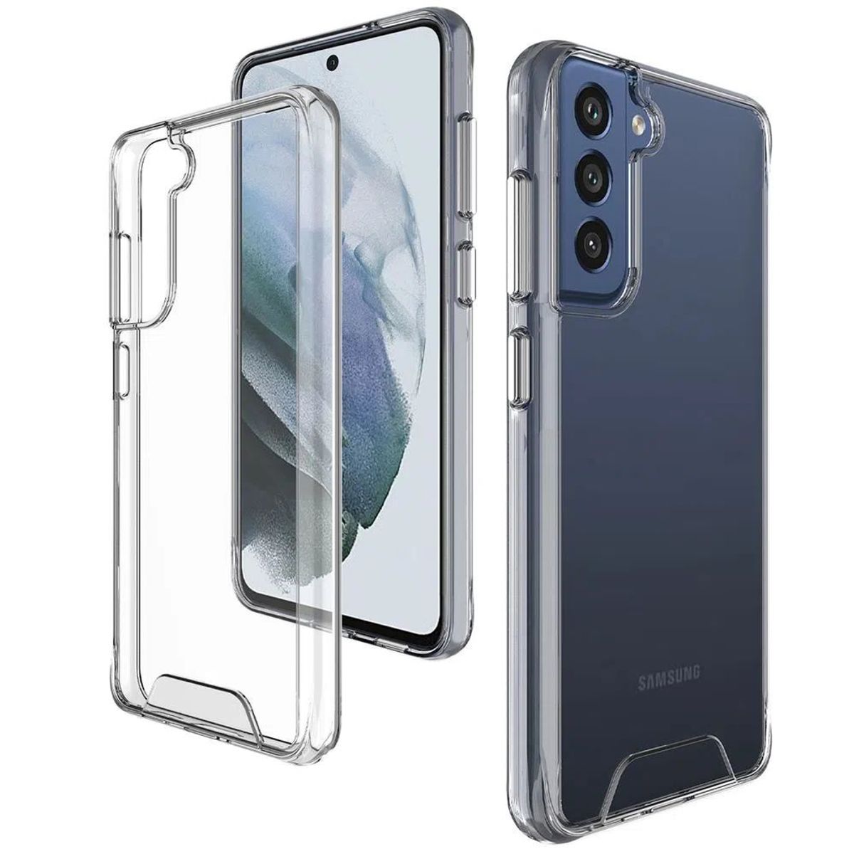 GENERICO - Case Space Funda  SAMSUNG 21 FE -Transparente