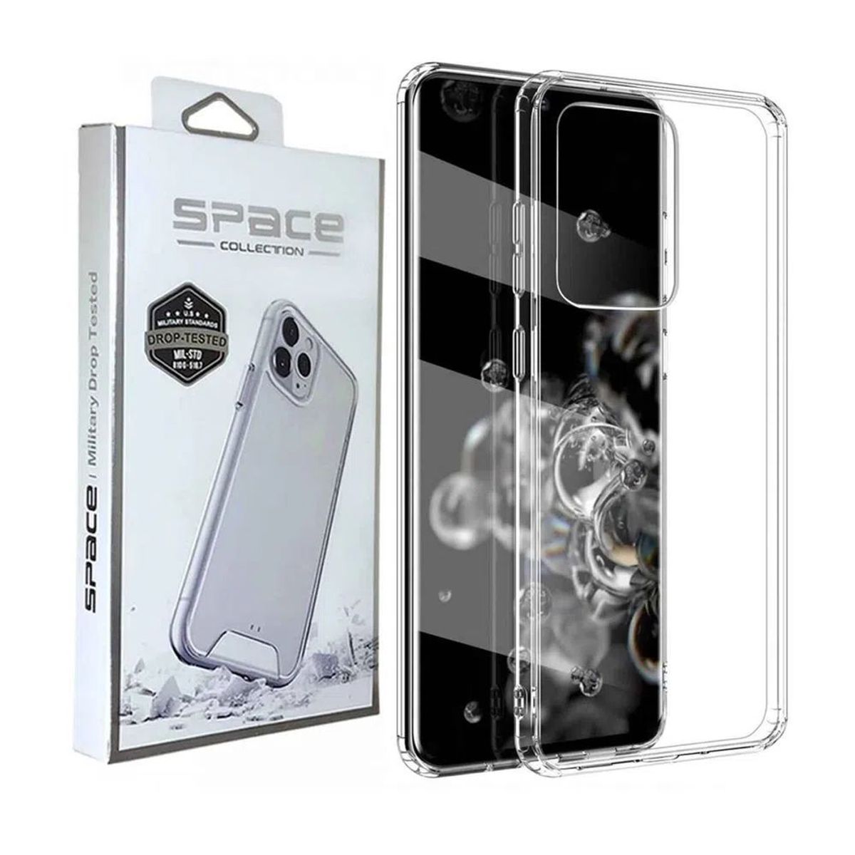 GENERICO - Case Space Funda  SAMSUNG A20 PLUS -Transparente