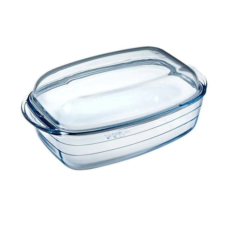 OCUSINE - Cacerola Ocusine - Rectangular con Tapa 4.2 litros
