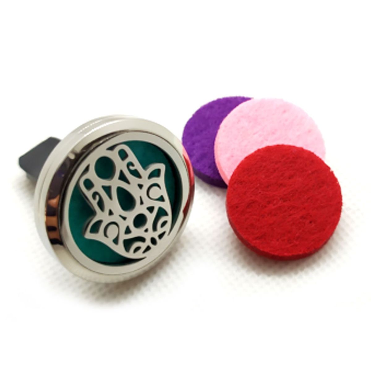 GENERICO - Difusor de Aromaterapia para Auto - 3cm Mano Hamsa