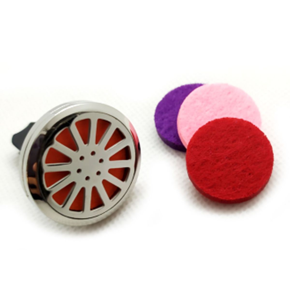 GENERICO - Difusor de Aromaterapia para Auto - 3cm Naranja.