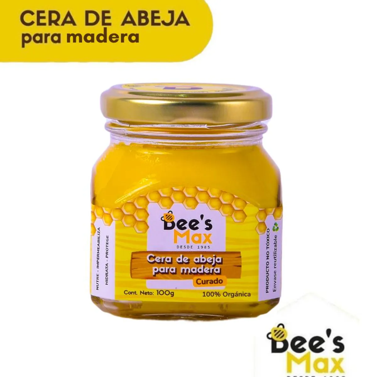BEE'S MAX - Cera De Abeja Para Madera
