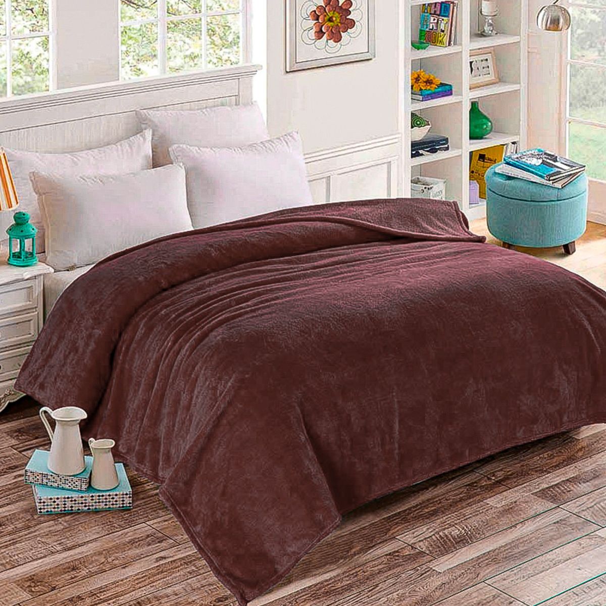 CASATEX - Manta Peluchón 2 plazas -  CAFE