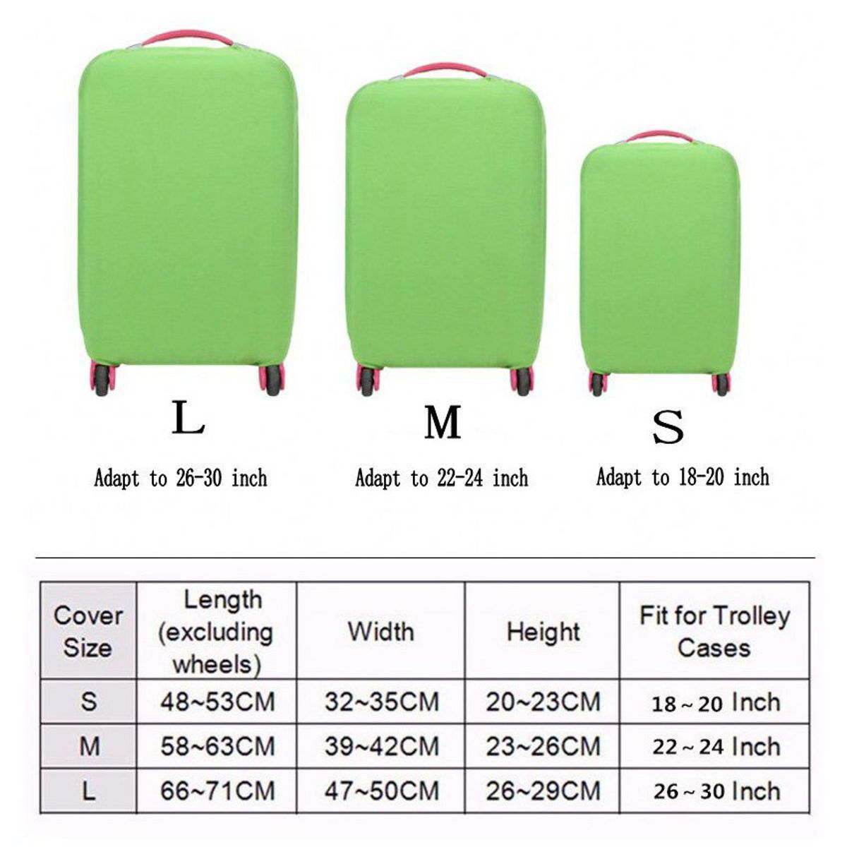 VATYERTY - Cubierta antipolvo para maleta de viaje accesorios de viaje nergo