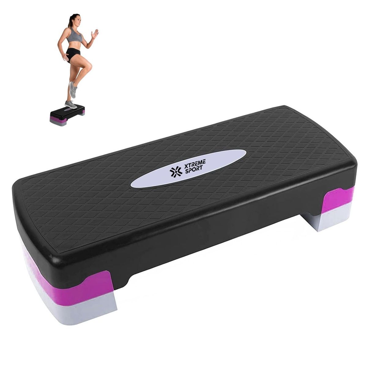 XTREME SPORT - Step Aerobicos de Ejercicios 2 Alturas