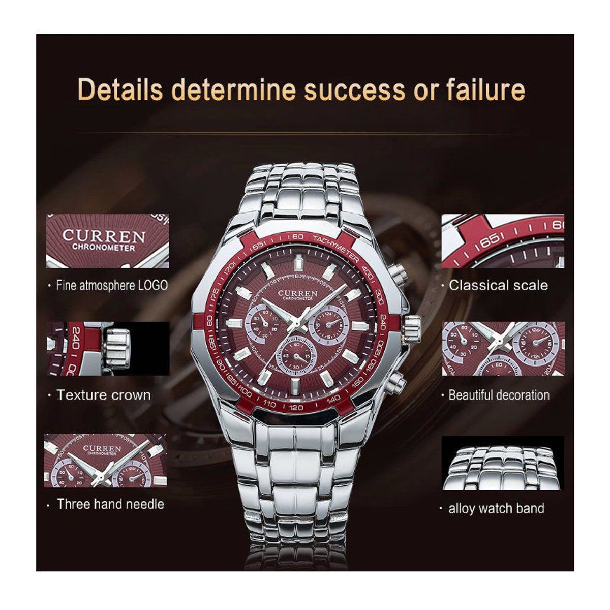 VATYERTY - Curren 8084 reloj deportivo resistente al agua  #2