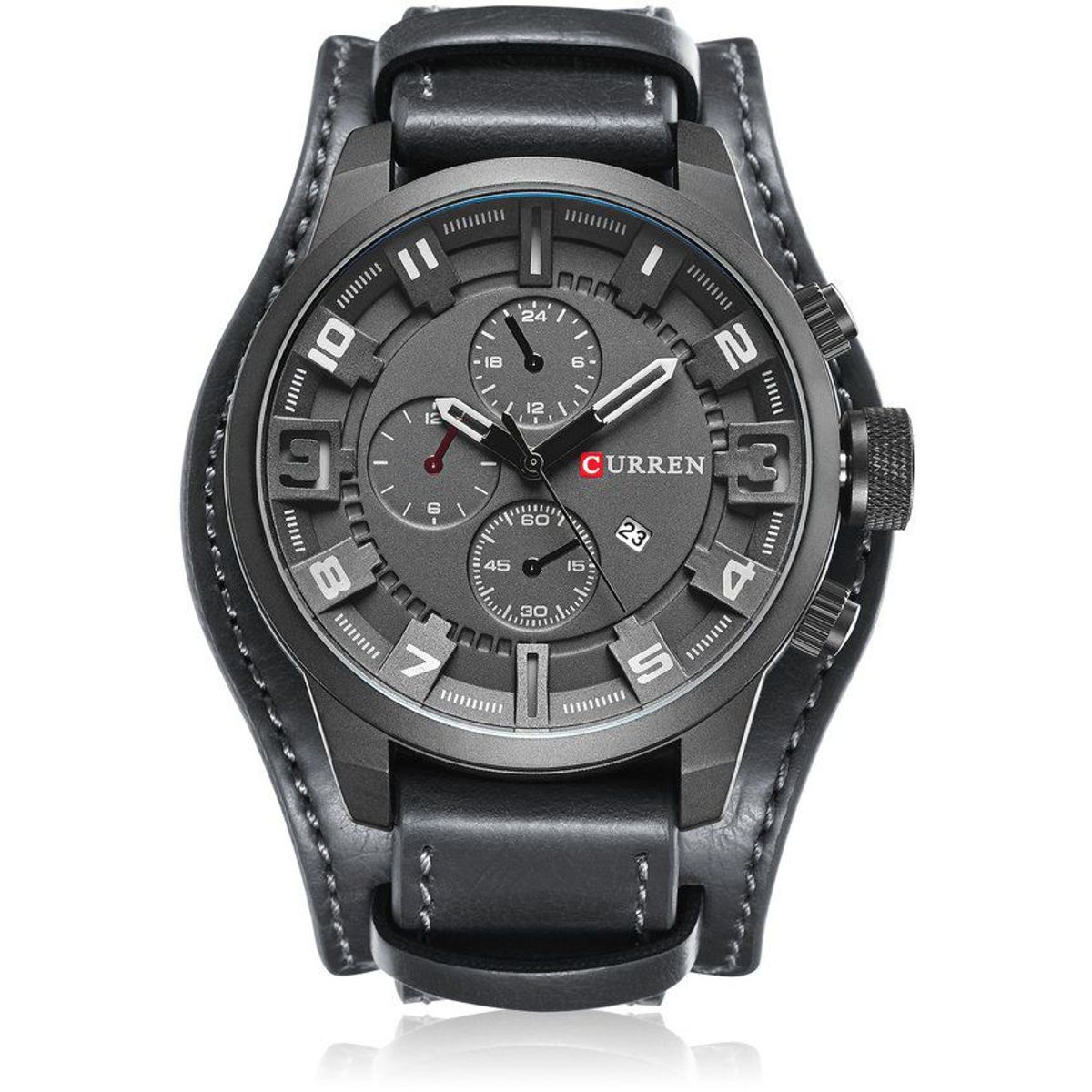 VATYERTY - Curren 8225 calendario a prueba de agua reloj para hombre #4