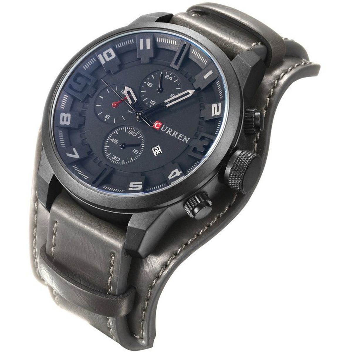 VATYERTY - Curren 8225 calendario a prueba de agua reloj para hombre #4