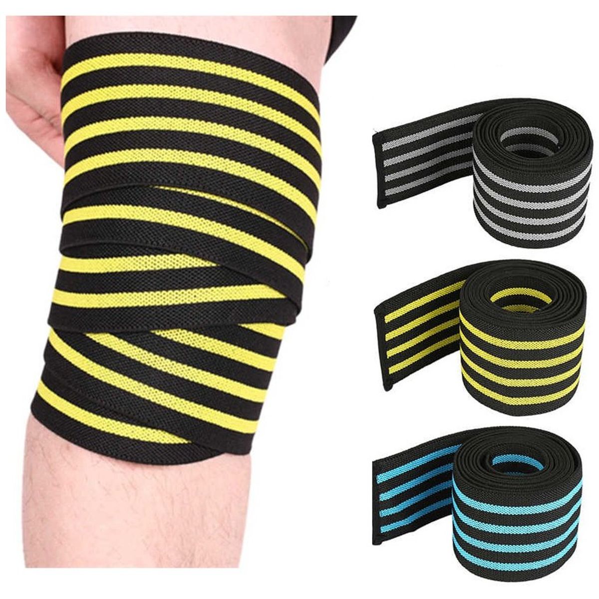 GFORCE - Vendas Rodillera de Potencia Gym Peso Muerto Sentadillas