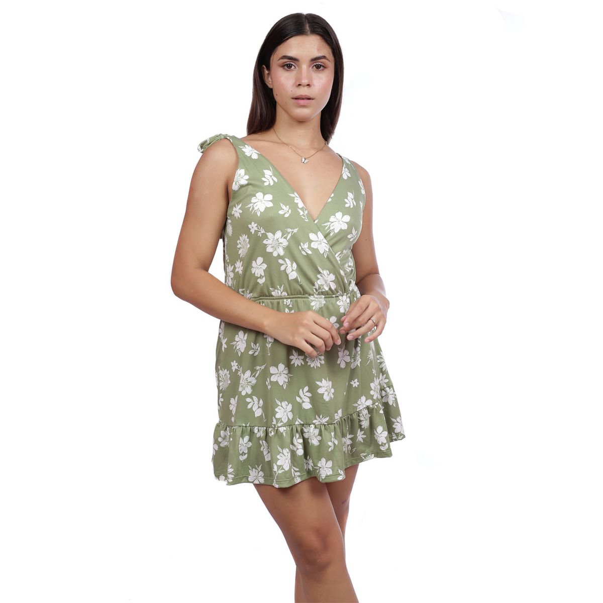 GENERICO - Vestido Sexy Lazos Espalda Descubierta