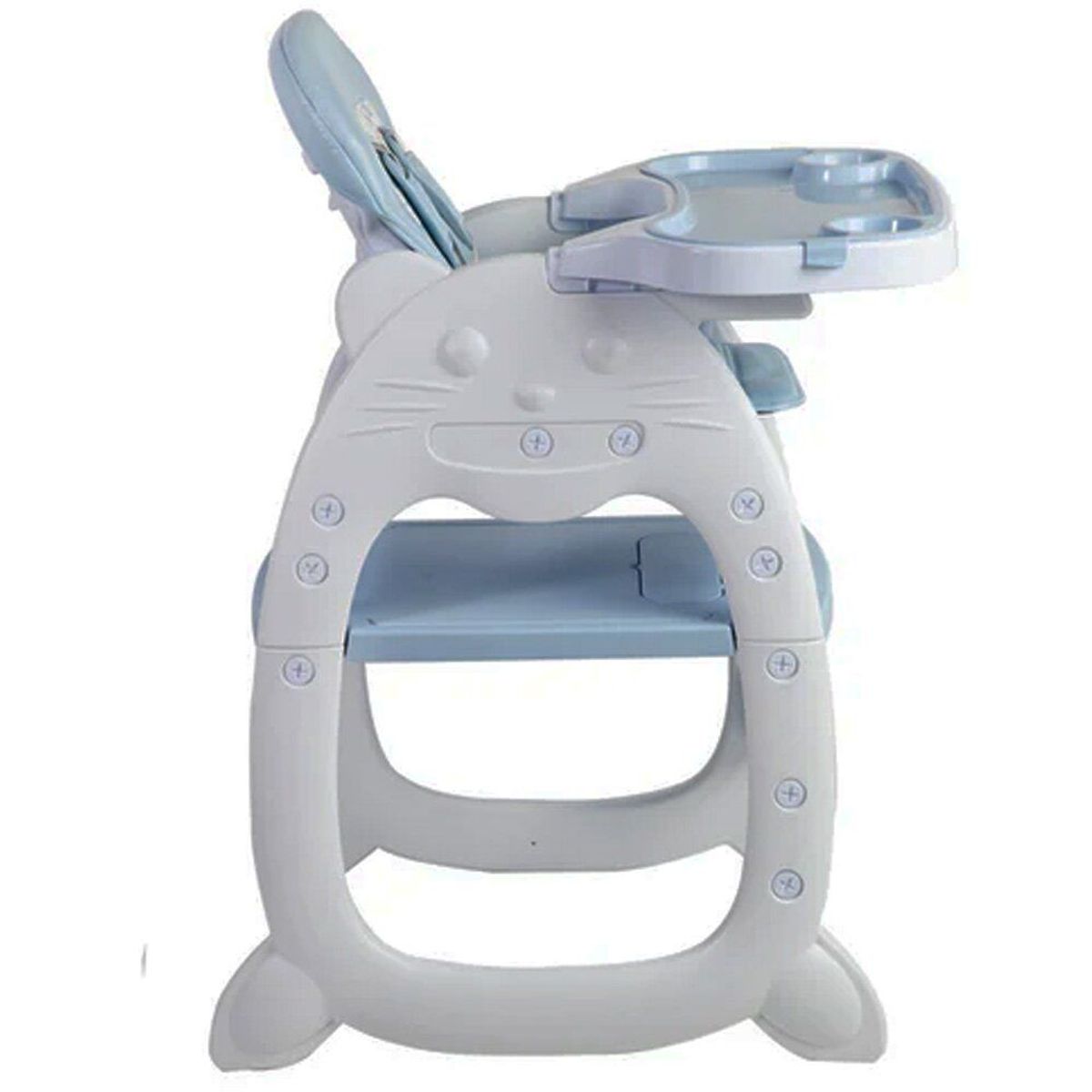 VOYAGE - Silla de Comer Gato 3 en 1 Azul