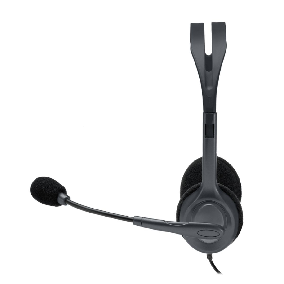 LOGITECH - AUDIFONO CMICROF LOGITECH H111 SILVER 981-000612