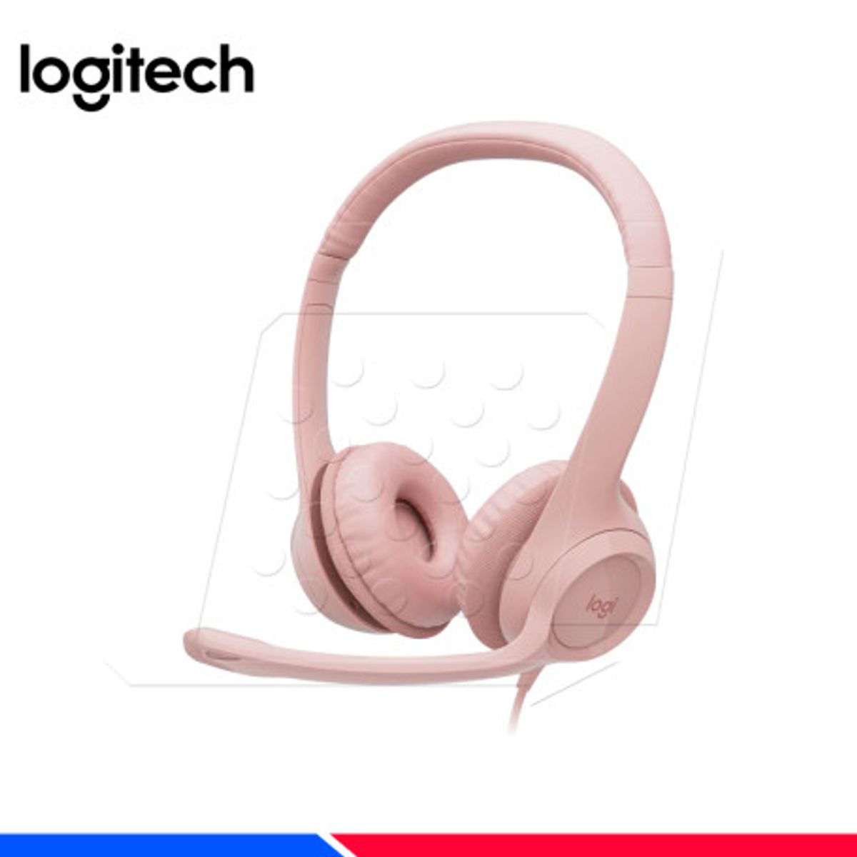 LOGITECH - AUDIFONO CMICROF LOGITECH H390 USB NOISE CANCELLING ROSE