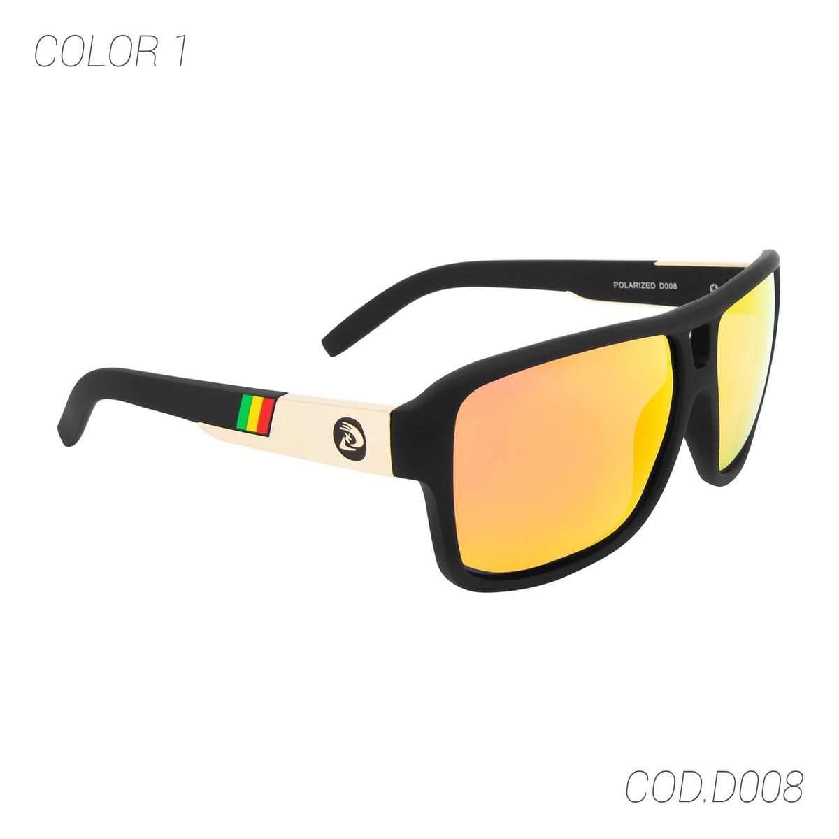 DUBERY - LENTES DE SOL POLARIZADOS UNISEX D008 DUBERY